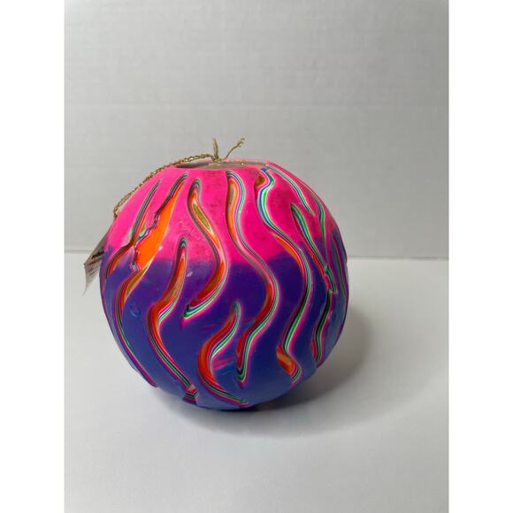 NEW with imperfections Vintage NORTHERN LIGHTS CANDLE Hand Crafted THE WAVE - Picture 6 of 9